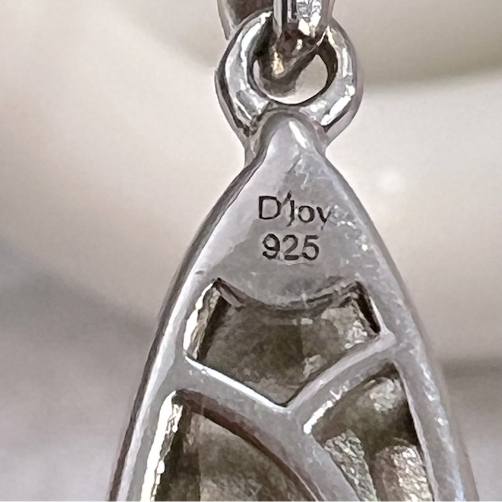 SWAROVSKI Crystal Tanzanite Sterling Silver Pendant Necklace - Picture 9 of 11